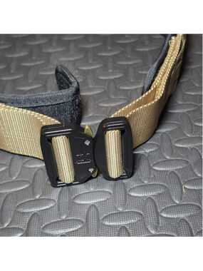 Men's WALKER Tan & Black Tactical Belt One Size